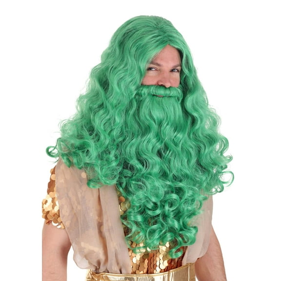 Deluxe King Neptune Wig