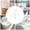 White, variant on Silicone Shower Guard Water Barrier for Bathtub and Shower Enclosure Clear Transparent Flexible Protector 2PCS