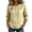 ❧205-Yellow, variant on Women's Spring Summer Cotton Linen Loose Fit Half Sleeve Top Pullover Crop Top Half Sleeve Crew Neck Blouse for Women