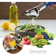 thumbnail image 2 of Lemon Squeezer, Manual Lemon Squeezers,Juice Extractor Single Press Hand Lime Citrus Fruit Juicer, Non Slip And Dishwasher Safe - Multicolor Medium Blue, 2 of 4