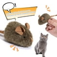 thumbnail image 2 of Plush Pet Toy with Pull-Activated Movement for Stimulating Pets' Hunting Instincts, 2 of 9