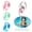 Pink, Green, Blue, variant on Swimming Ear Plugs for Adults, 3 Pairs Reusable Earplugs for Swimming, Showering, Surfing & Water Sports, Silicone