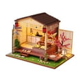 thumbnail image 1 of Casa de muñecas de madera Accesorio de bricolaje Rompecabezas 3D con accesorios de muebles, 1 of 9