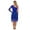 Blue, variant on MSemis Women's Sequins Lyrical Dance Costume One Shoulder Ballet Dance Dress