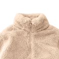 thumbnail image 7 of Ruyang Girls Sherpa Fleece Jacket Kids Mock Neck Zip Up Fuzzy Coat Fall Winter Warm Soft Cozy Long Sleeve Furry Outwear, 7 of 7