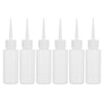 thumbnail image 1 of 6 uds botella vacía recargable botella exprimible de plástico botellas de boca puntiaguda de 50ml, 1 of 5