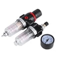 thumbnail image 3 of Air Filter Regulator  Air Compressor Regulator  Air Pressure Regulator  Compressor Moisture Trap 1/4'' Air Filter Regulator Lubricator Water Pressure Compressor Moisture Trap Oil, 3 of 8
