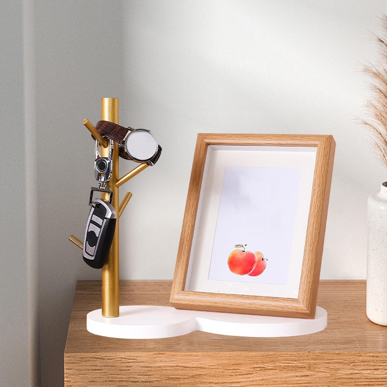 WLPZXP Jewelry Keys Stand Hanging Organizer Keys Storage Tray For Home Desk Entry Porch White Gourd