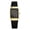 Black, variant on Women's Silicone Strap Watch: Simple Style Gold Square Dial Quartz Wrist Watches for Women Casual Sports Female Ladies Watch