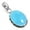 Blue Chalcedony, variant on 925 Sterling Silver Women Jewelry Natural Black Onyx Pendant