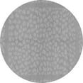 thumbnail image 1 of Ahgly Company Indoor Round Abstract Gray Modern Area Rugs, 6' Round, 1 of 4