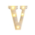 thumbnail image 1 of Fiudx Lámpara con Letras Led Decorativas, Luz Nocturna Tipo Marquesina, Decoración Versátil para El Hogar, Celebraciones de Cumpleaños y Bodas, Ambiente Romántico, Fácil de Usar con Pilas., 1 of 6
