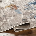 thumbnail image 4 of Mark&Day Area Rugs, 6x9 Davey Modern Off-White Cobalt Area Rug (6'7" x 9'), 4 of 5
