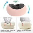 thumbnail image 4 of U Shaped Neck Pillow, Memory Foam Portable Neck Support Pillow with Adjustable Hook and Loop for Travel Camping Airplane Car, 4 of 7