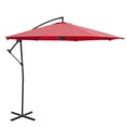 thumbnail image 5 of Ainfox 10FT Patio Cantilever Umbrella with Cross Base 360 Degree Rotation Outdoor Umbrella Red, 5 of 5