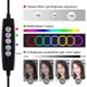 thumbnail image 5 of Luz de Relleno LED CUTICAT 6.2'' 16cm RGBW Regulable USB 10 Modos 8 Colores, 5 of 8
