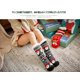 thumbnail image 3 of Bonitos calcetines antideslizantes para mujer, calcetines de invierno para mujer, regalo de invierno, calcetines de Navidad, calcetines de cabaña de invierno, regalo, calcetines de Navidad esponjosos, Afortunado Sencillez, 3 of 5