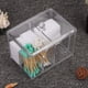 thumbnail image 3 of Eddwiin 14 × 10 × 13cm Organizador de Caja de Almacenamiento Transparente para hisopos de algodón Almohadilla de algodón, 3 of 5