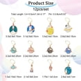thumbnail image 3 of 12 Pcs Planet Stitch Markers 12 Styles Cosmic Rocket Crochet Stitch Marker Charms Heart Star Alloy Enamel Locking Stitch Marker for Knitting Weaving Sewing Accessories Handmade Jewelry colorful DIY, 3 of 9