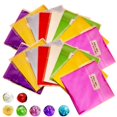 thumbnail image 1 of Baohd 100pcs Square Aluminum Foil Wrappers Colorful Package for Sweets Candy Chocolate Lollipops, 1 of 5