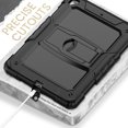 thumbnail image 4 of FJLBDE Case for iPad 6th / 5th Gen (2018 2017) / iPad Air 2 / iPad Pro 9.7 inch, Rugged Shockproof Tablet Cases Cover with Kickstand Shoulder Strap, Black, 4 of 7