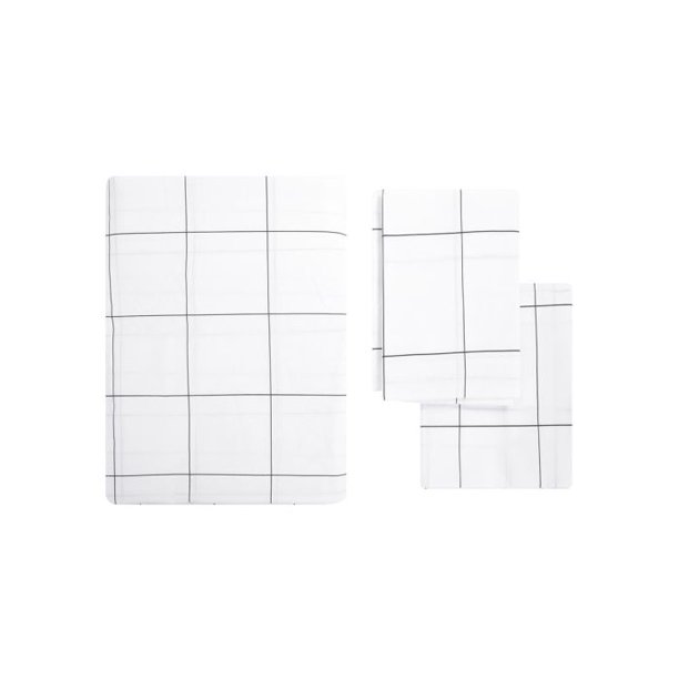 Juego para duvet Zula king size - Blanco Weik Contemporaneo