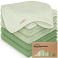 thumbnail image 1 of Toallitas de baño para bebé KeaBabies pack de 6, suaves de bambú 25x25 cm, 1 of 9
