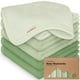thumbnail image 1 of Toallitas de baño para bebé KeaBabies pack de 6, suaves de bambú 25x25 cm, 1 of 9