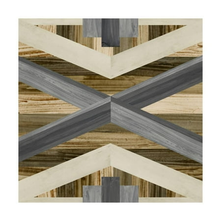 Inlay Art - Geometric Inlay III Print Wall Art By June Vess