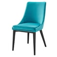 thumbnail image 5 of Side Dining Chair, Set of 2, Blue, Velvet, Modern Contemporary, Kitchen Room Cafe Bistro Restaurant Hospitality, 5 of 10