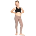 thumbnail image 2 of Stretch Is Comfort Girl's Cotton Leggings | Child Size 4 -14, 2 of 5