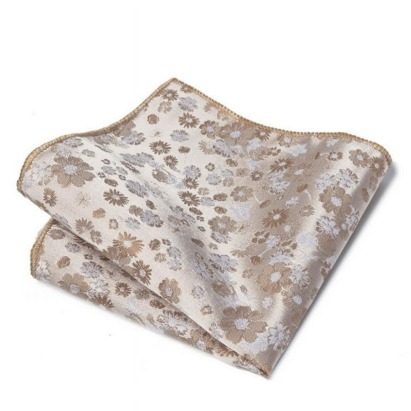 Zhuge Mens Silk Pocket Square Set Handkerchiefs-9*9inch，A29