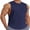 Navy, variant on COOFANDY Workout Shirts for Men Sleeveless Cut Off Cotton Shirt Training Athletic Regular Fit Summer Tank Tops
