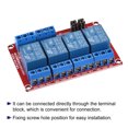 thumbnail image 4 of Relé Módulo 4 Canales 12V Alto Bajo Nivel Disparador Módulo Rojo Relé Módulo Placa para DSP, 4 of 5