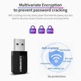 thumbnail image 2 of COMFAST USB Tarjeta de red inalámbrica 1300Mbps WiFi Dongle Adapter 802.11 b/g/n, 2 of 5