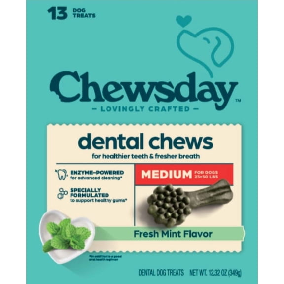 Chewsday 13ct MD Mint Dental Enzymatic