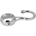 thumbnail image 2 of 10X Coat Hooks 25mm Dia Round Tube Wardrobe Adjustable Hanging Clothes Clothes Rail DE en, 2 of 4