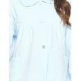 thumbnail image 4 of Casual Nights Button Front Polyester, Sleep Bed Jacket Top (Women's) L, 4 of 5