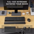 thumbnail image 2 of PHILIPS Bluetooth Keyboard and Mouse Combo - Bluetooth 2.4Ghz Wireless Keyboard and Mouse,Ergonomic Design with Palm Rest,3-Device Connectivity, 5 DP, 2 of 8