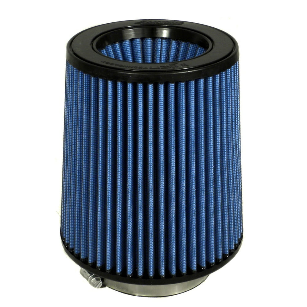 Injen Nanofiber Dry Air Filter 4in Flange Dia / 6 1/2in Base / 7in Tall / 5 3/8in Top