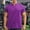 Purple, variant on Mens Short Sleeve T Shirts T-Shirts for Man Cotton Summer Shirts for Men Beach Hawaiian Shirt for Men Cotton Large Get it Fast