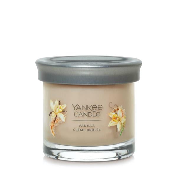 Yankee Candle Small Tumbler Scented Single Wick Jar Candle, Vanilla Creme Brulee, 4.3 oz (Pack of 2)
