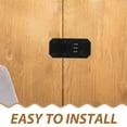 thumbnail image 4 of EXHUMKY Elegant Combination Latch Door Lock for Cabinets Closets and Drawers Secure 1 Set, 4 of 5