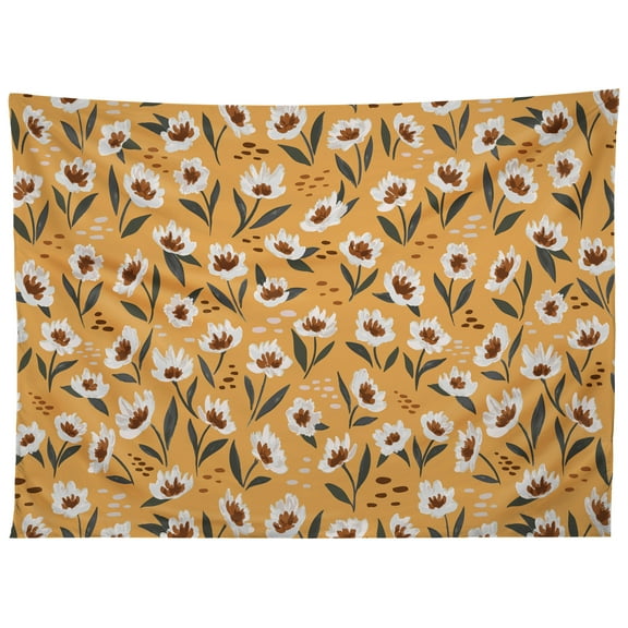 Society6 Avenie After The Rain Desert Blooms 60" x 80" Tapestry