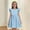 Sky Blue, variant on Liyamei Girls Summer Dresses For Everyday And Outdoor Casual Wear Elastic Waist Dress For Ages 6 15 Lightweight And Breezy Design For Comfort And Style Little Girl Dresses 6-8 Years
