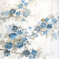 thumbnail image 2 of Nan 12x12 Gold Ornate Wood Framed with Double Matting Museum Art Print Titled - Dogwood in Blue I, 2 of 4