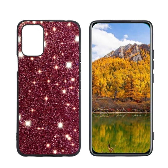 Compatible with LG K62 Phone Case, Glitter-6 Case Men Women, Flexible Silicone Shockproof Case for LG K62