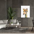 thumbnail image 6 of Epic Graffiti 'Giraffe With Flowers' by Svetlana Aleynikova Canvas Wall Art, 40" x 54", 6 of 8