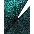 thumbnail image 5 of Yuemengxuan Plus Size Women One Piece Dress, Sexy Deep V Neck Long Dress Waist Belt Long Sleeve, 5 of 8