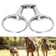 thumbnail image 1 of Mordaza De Caballo, Anillo De Mordaza De Filete, Acero Inoxidable, 125mm, Boquilla De Eslabón Ovalado Suelto, Equipo De Entrenamiento De Caballos, 1 of 7